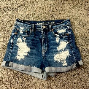 American Eagle High Rise Stretch Shorts
